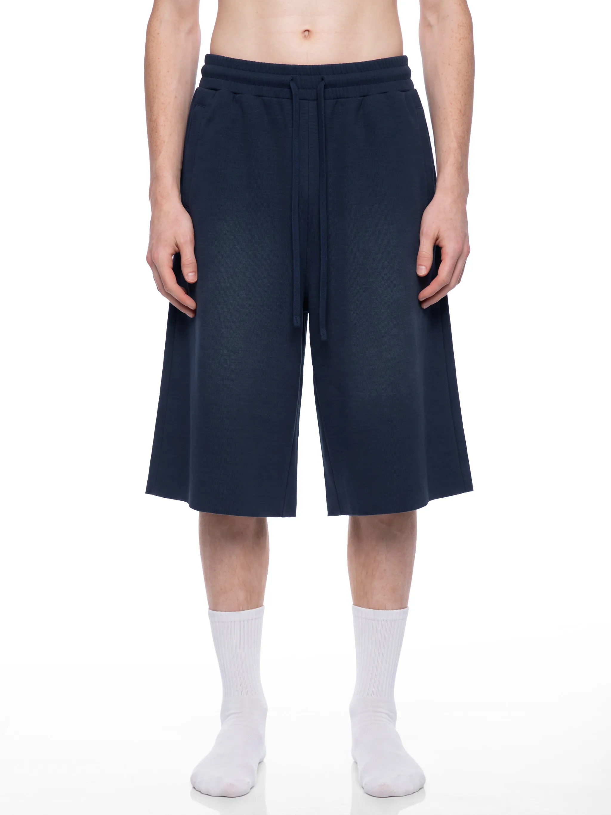 Unisex Sunfade Raw Edge Shorts