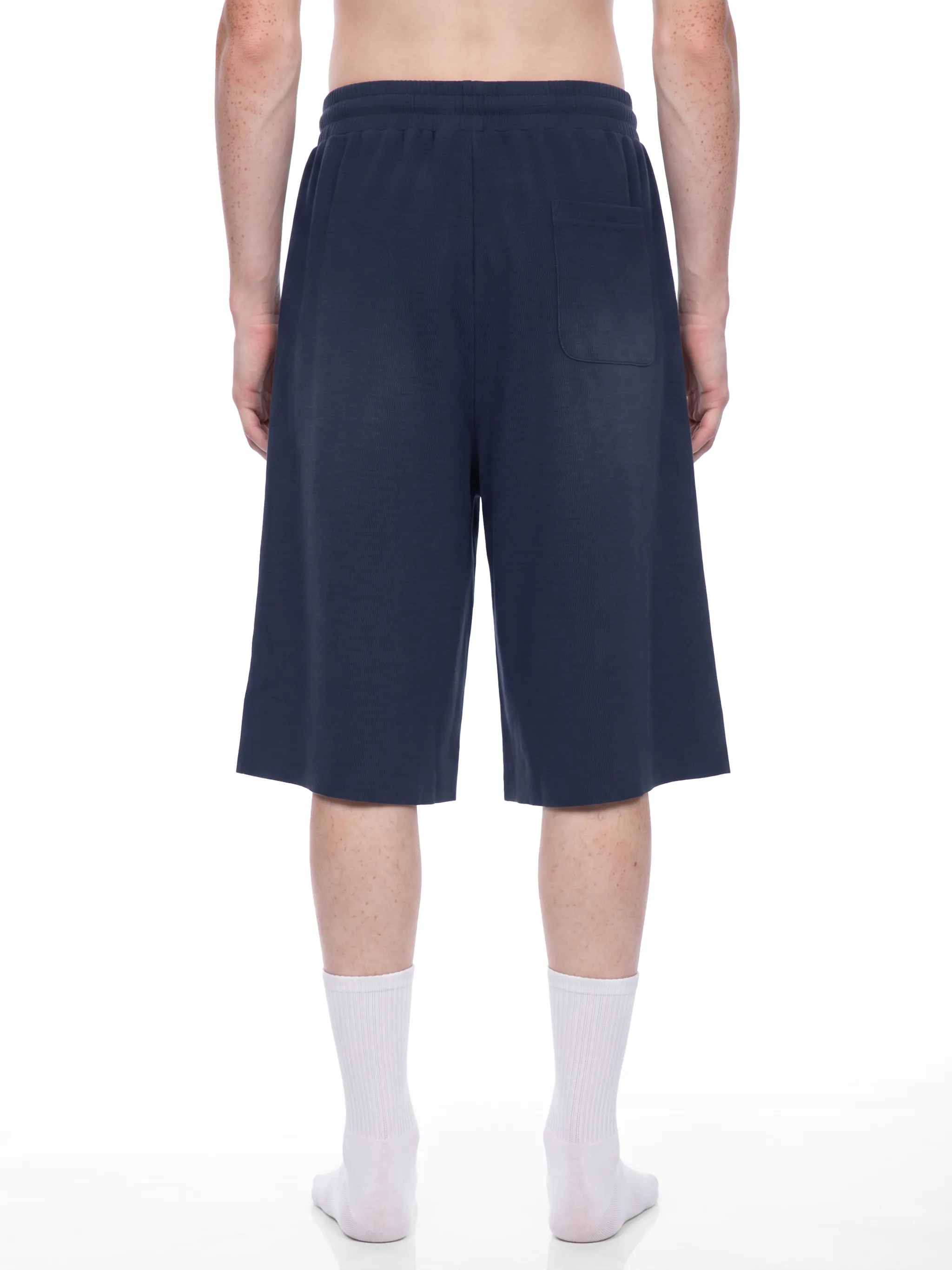 Unisex Sunfade Raw Edge Shorts