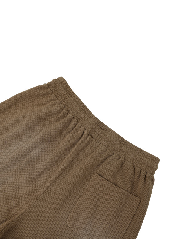 Unisex Sunfade Raw Edge Shorts