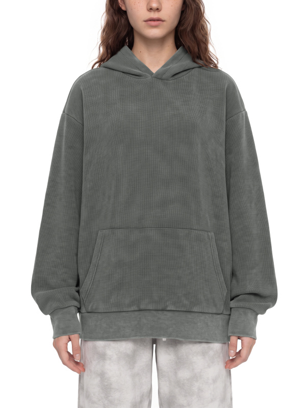 Unisex Mineral Wash Oversized Hoodie