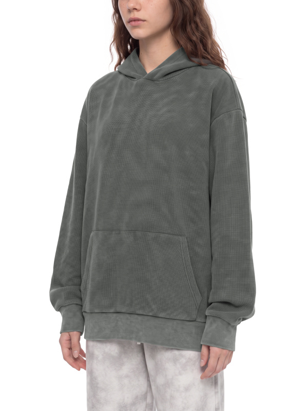 Unisex Mineral Wash Oversized Hoodie
