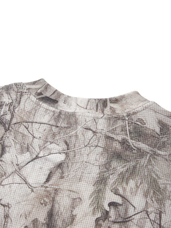 Unisex Tree Camo Waffle T-Shirt
