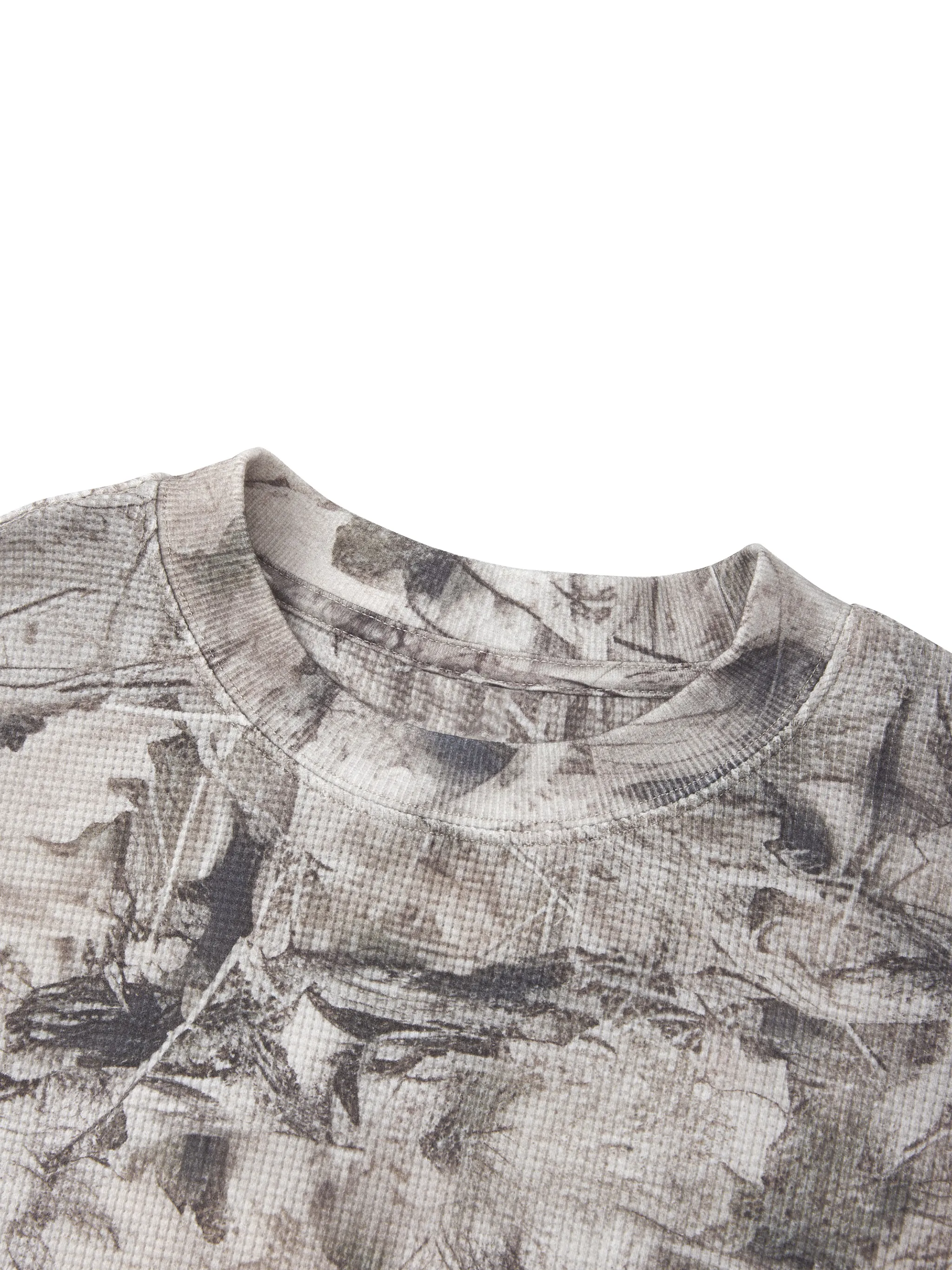 Unisex Tree Camo Waffle T-Shirt