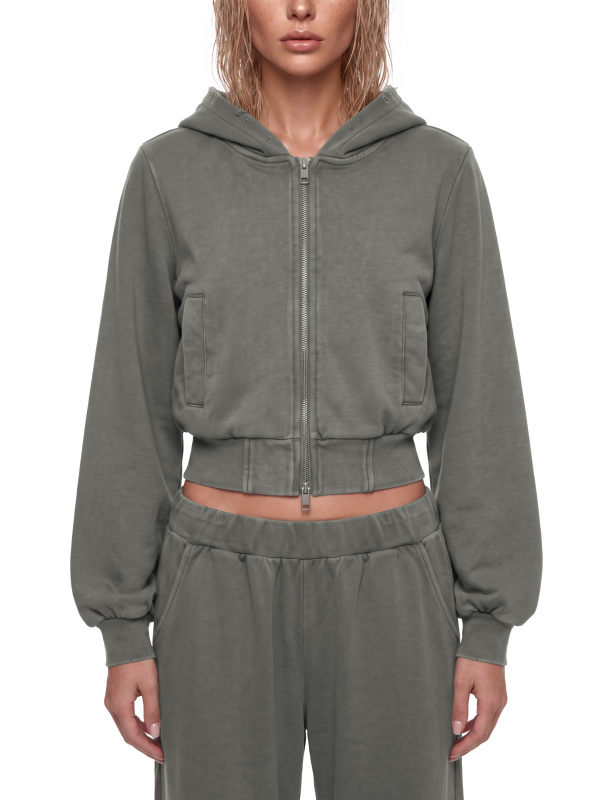Women’s Vintage Wash Full Zip Hoodie