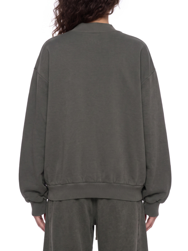 Unisex Vintage Wash Fleece Quarter Zip Sweatshirt