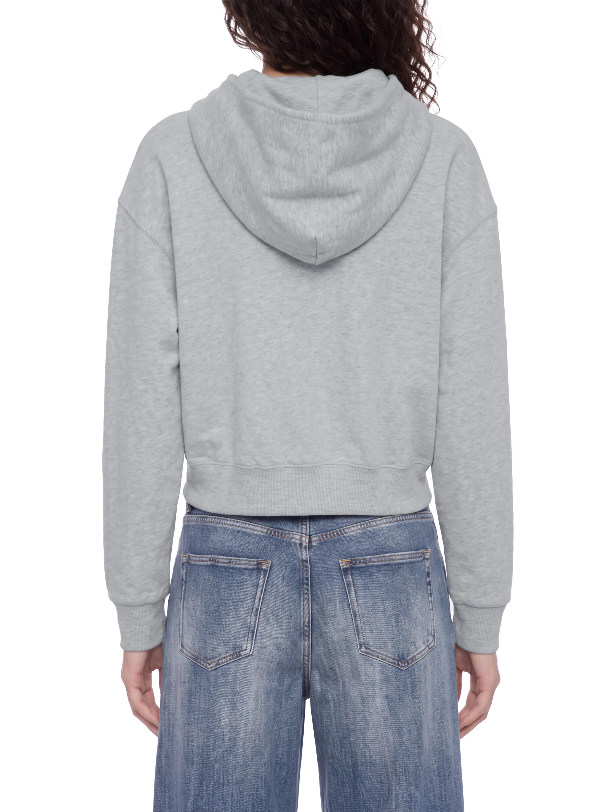 Women's Crop Full Zip Hoodie