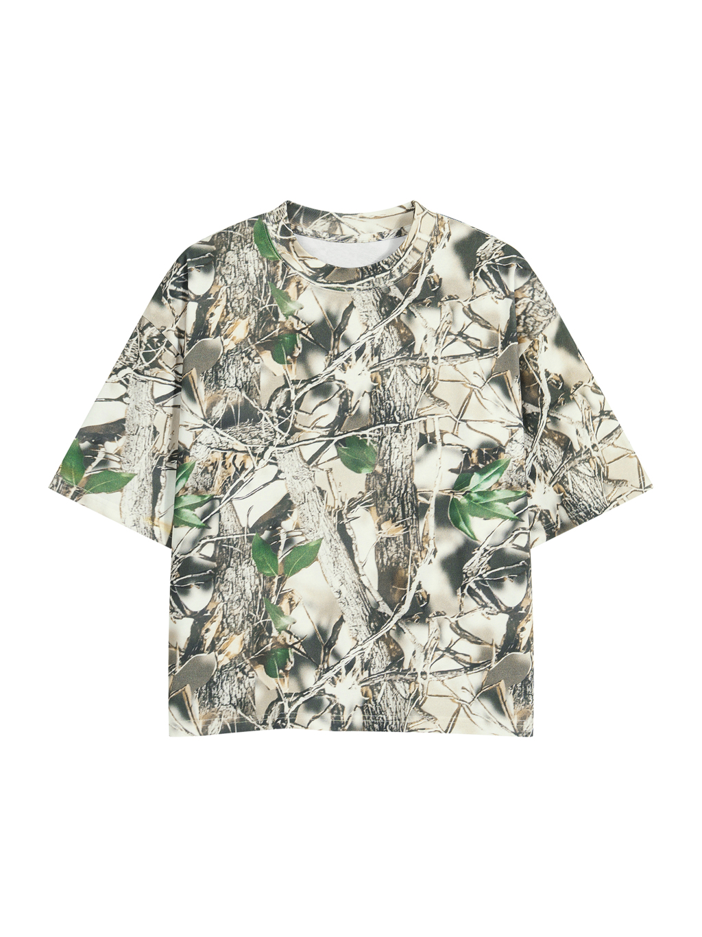 Unisex Tree Camo Boxy T-Shirt - Main Image