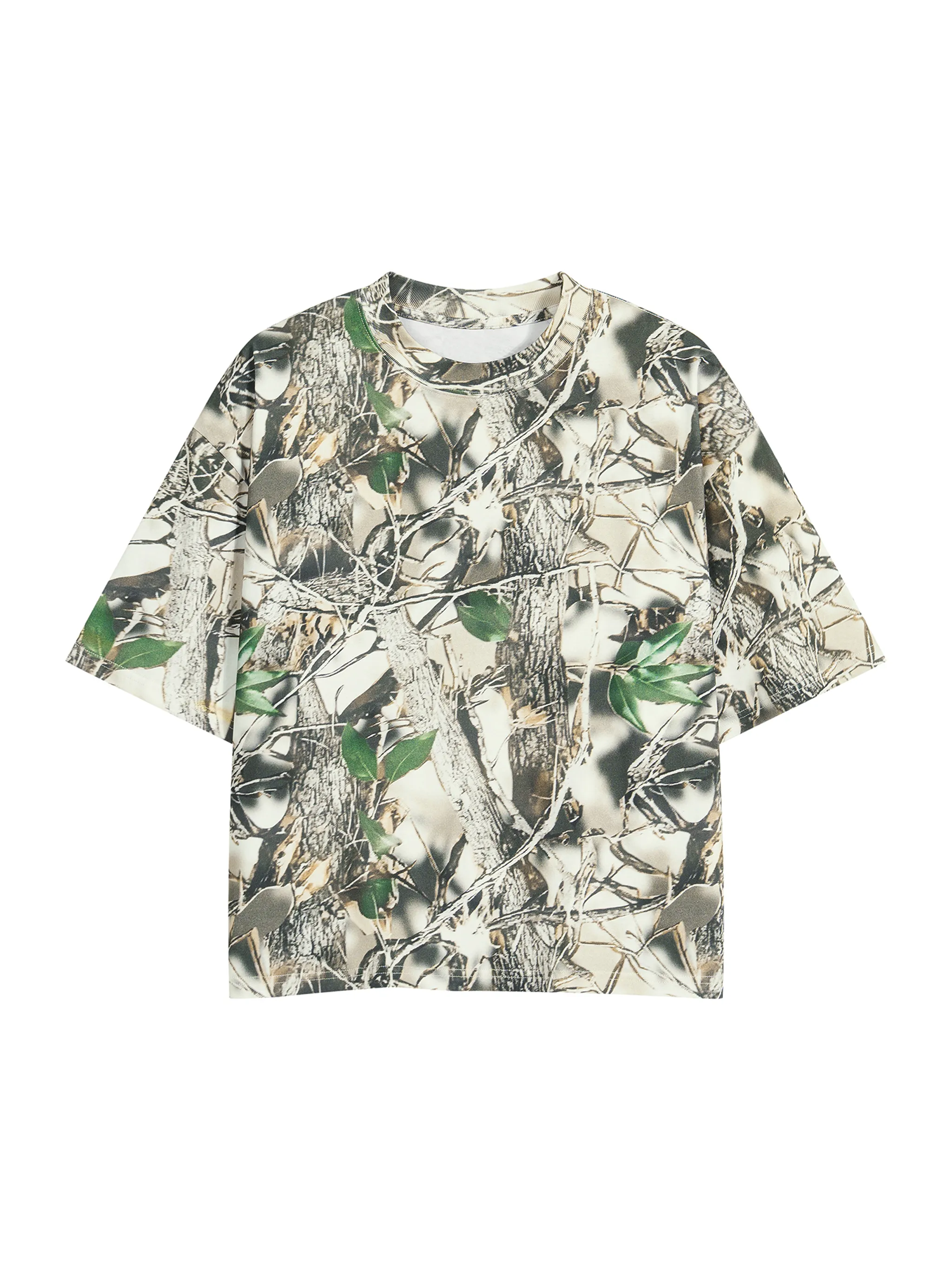Unisex Tree Camo Boxy T-Shirt - Main Image