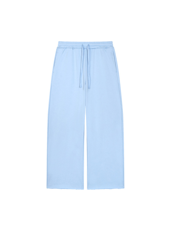 Women’s Wide Leg Raw Edge Sweatpants