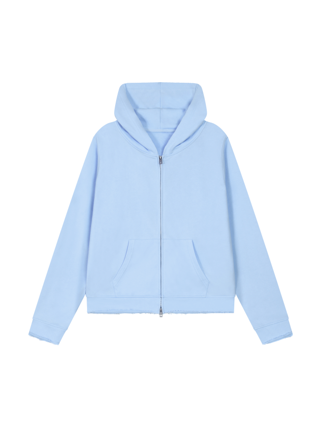 Women’s Raw Edge Full Zip Hoodie
