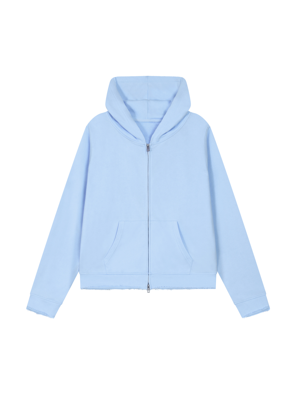 Women’s Raw Edge Full Zip Hoodie - Main Image