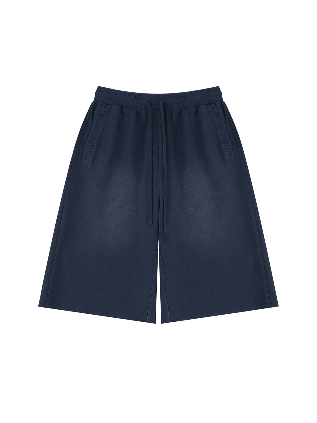 Unisex Sunfade Raw Edge Shorts - Main Image