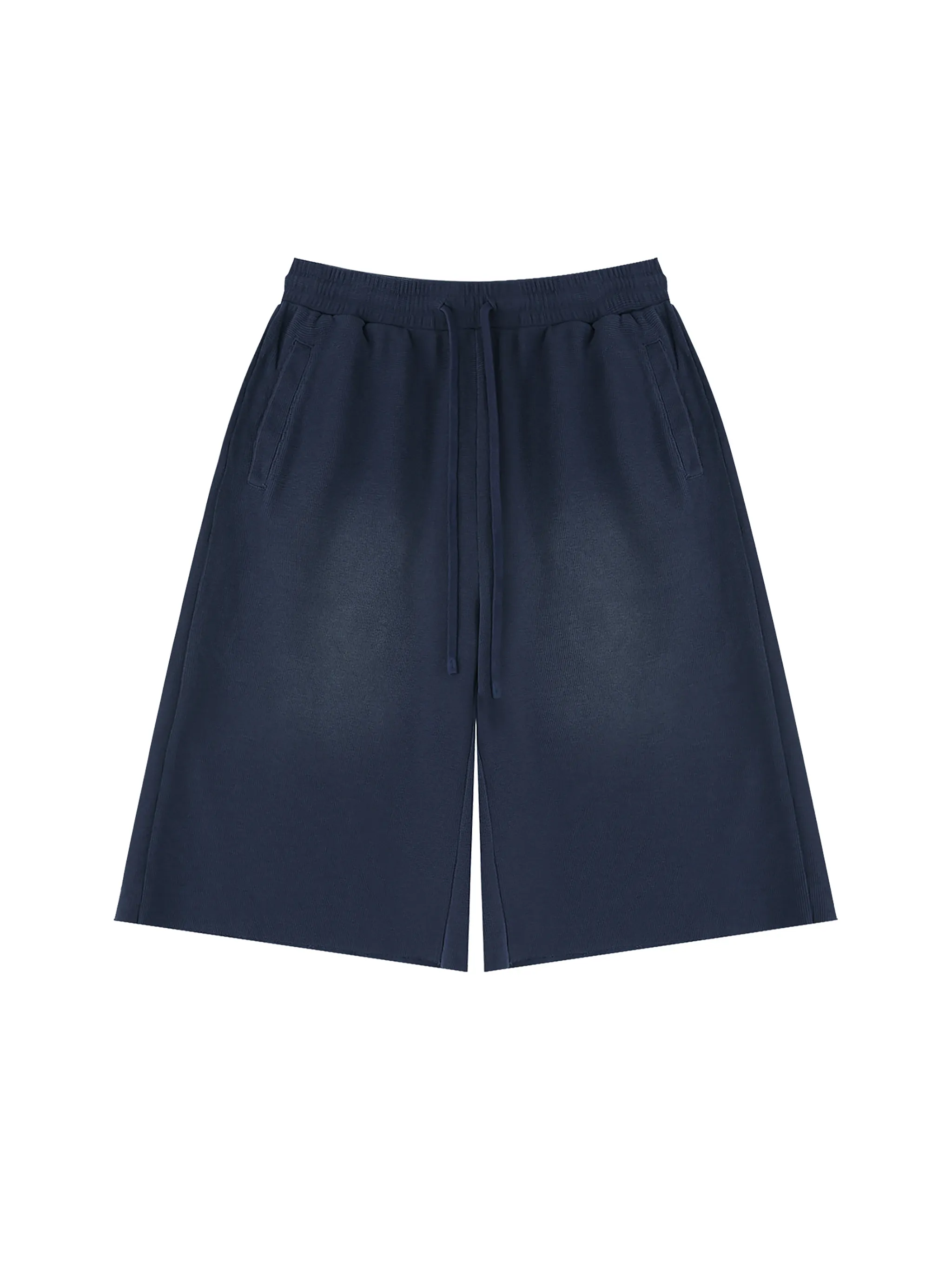 Unisex Sunfade Raw Edge Shorts