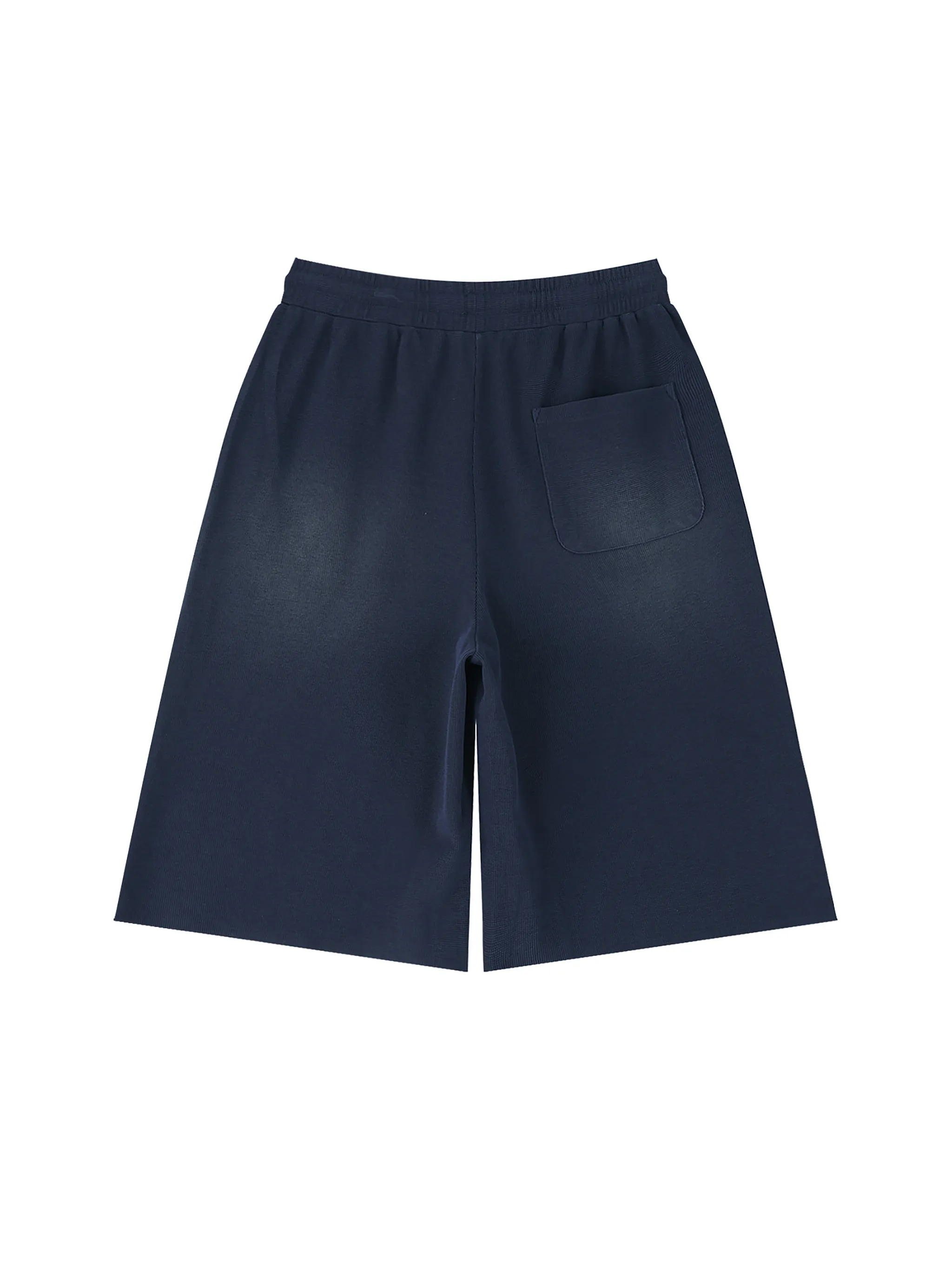 Unisex Sunfade Raw Edge Shorts