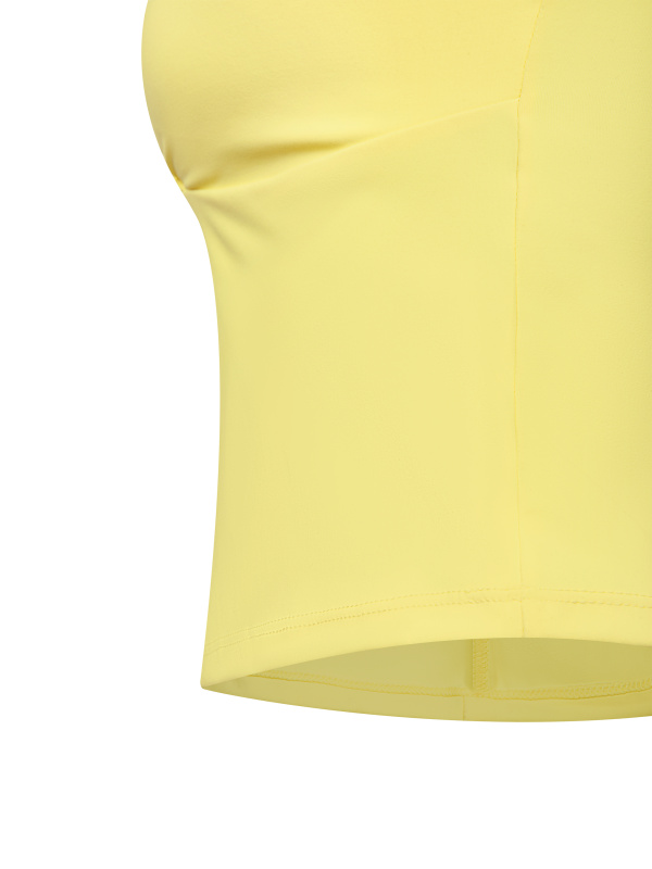 Women’s Ruched Halter Yoga Tank Top