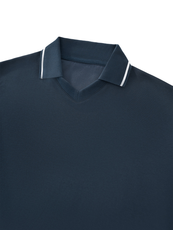 Unisex Boxy Collared Detachable Sweatshirt