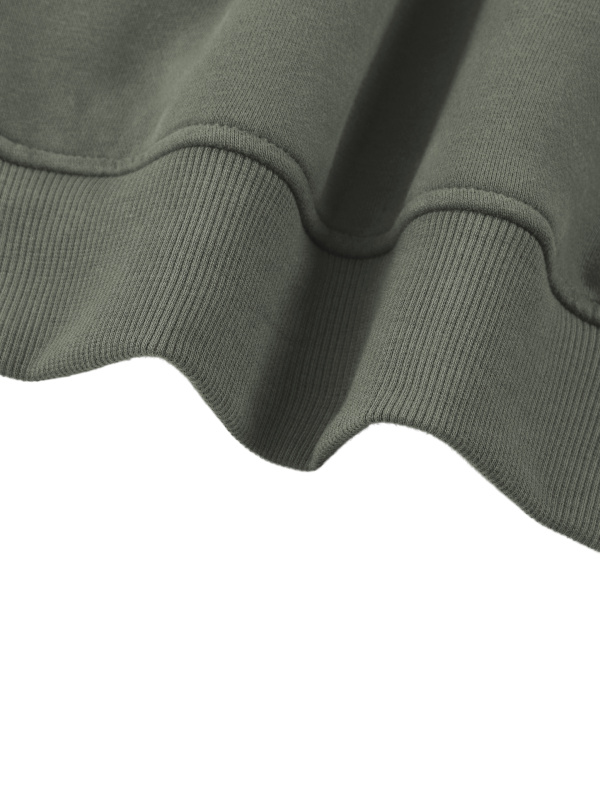 Unisex Oversized Piping Fleece Hoodie