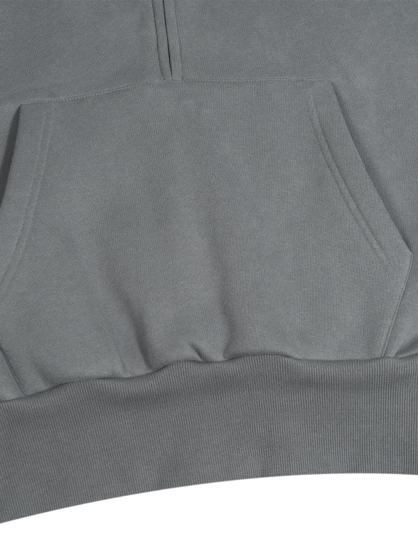 Unisex Color-Block Fleece Hoodie