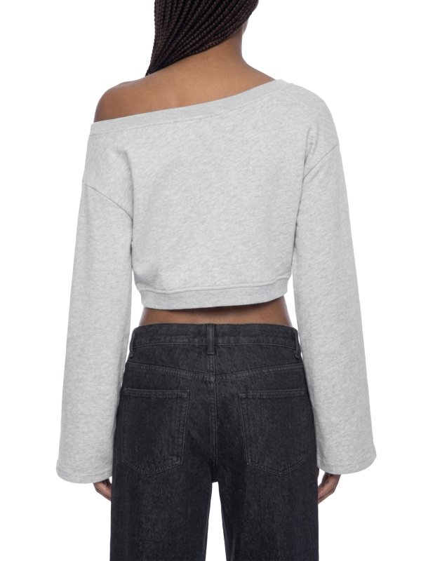 Women's Off-Shoulder Sweatshirt