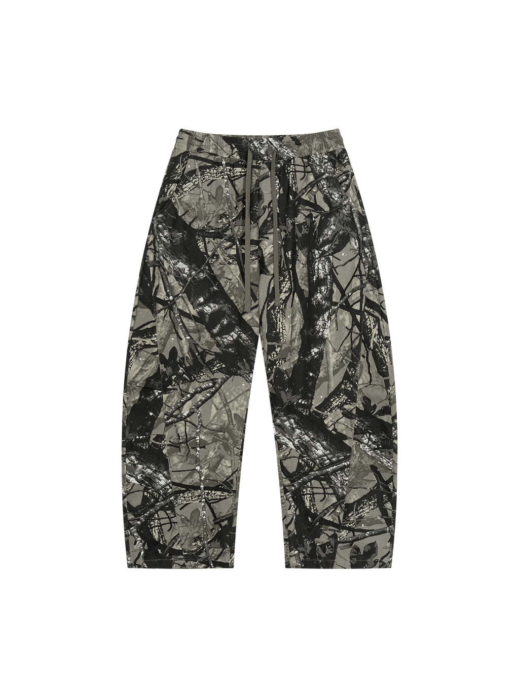 Unisex Tree Camo Barrel Leg Pants - Main Image