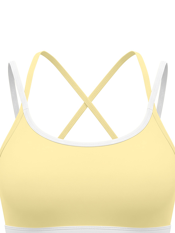 Women's Color Block Yoga Sports Bra