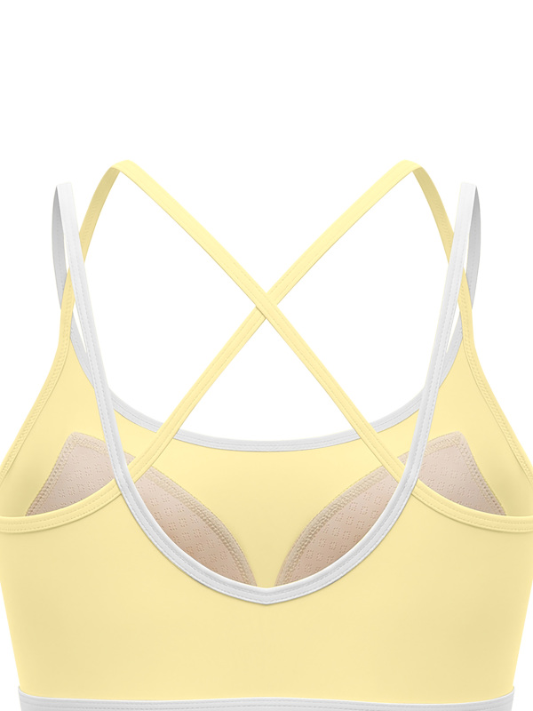 Women's Color Block Yoga Sports Bra