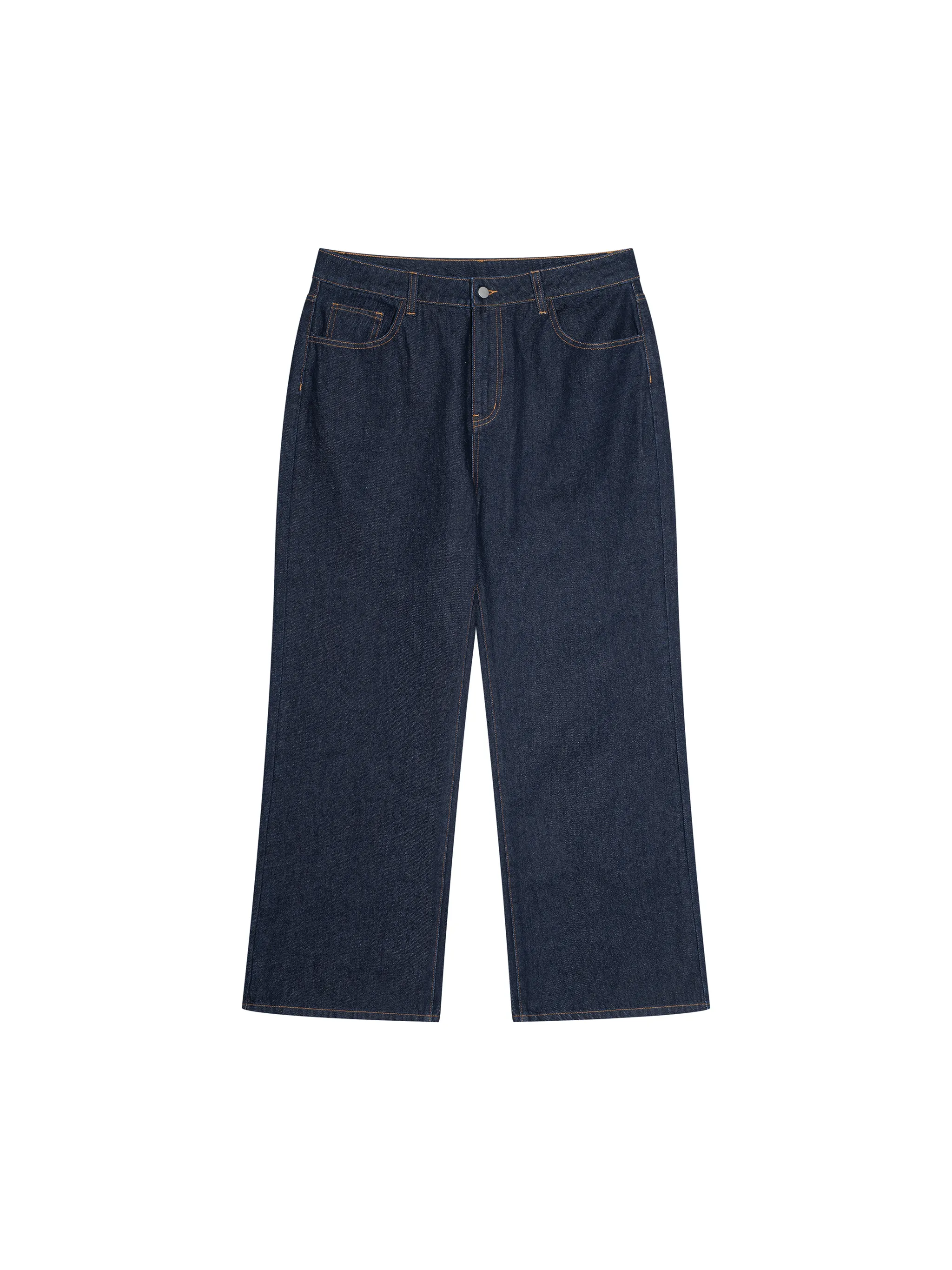 Men's Vintage Wash Denim Jeans - Main Image