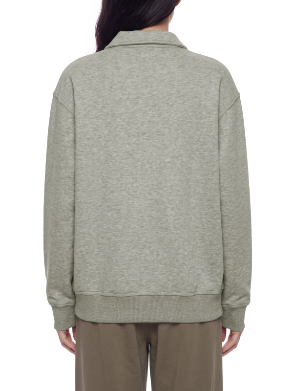 Unisex Boxy Quarter-Zip Sweatshirt