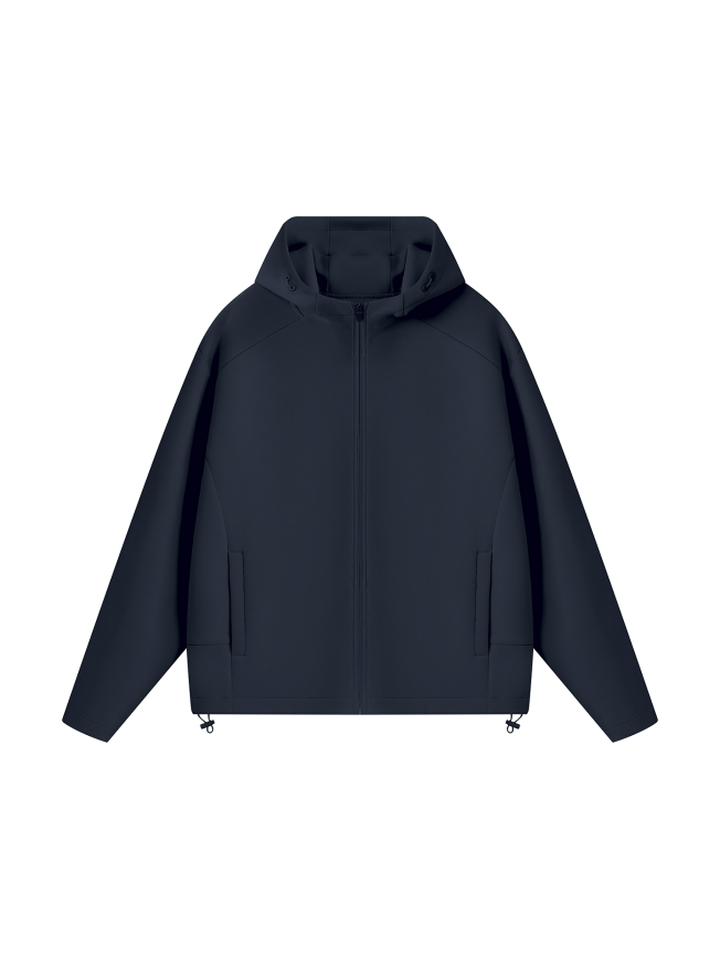 Unisex Paneled Full Zip Hoodie