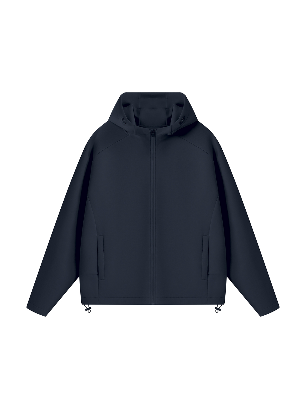 Unisex Paneled Full Zip Hoodie - Main Image