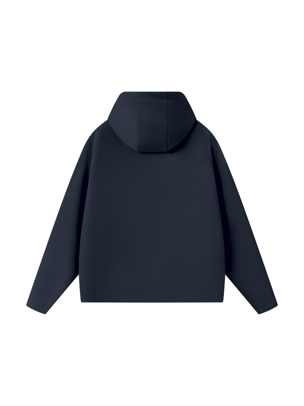 Unisex Paneled Full Zip Hoodie