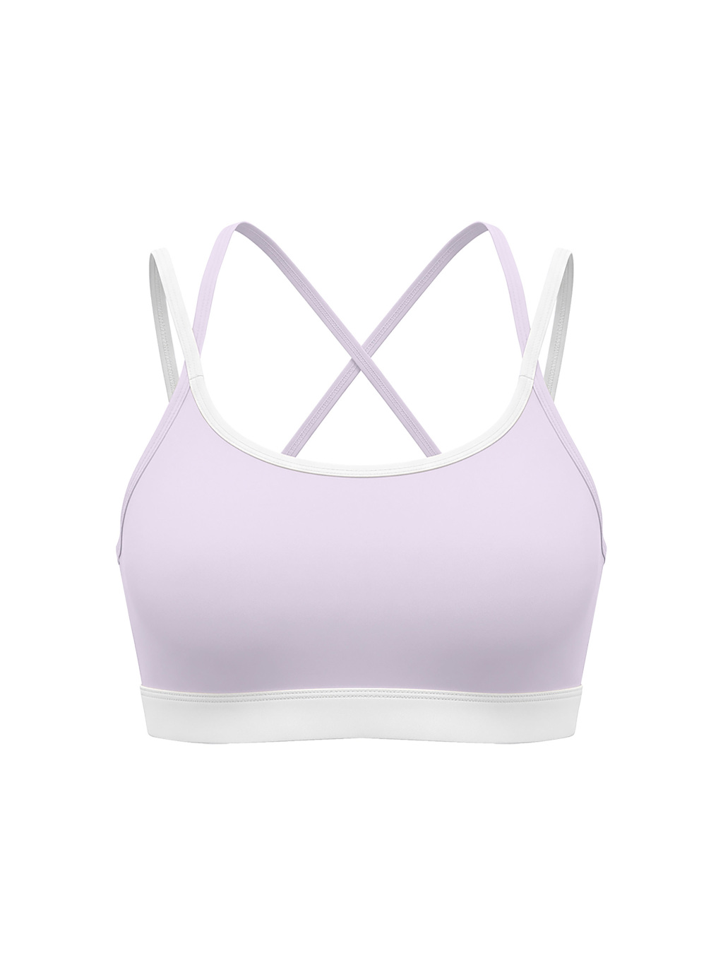 Women's Color Block Yoga Sports Bra - Main Image