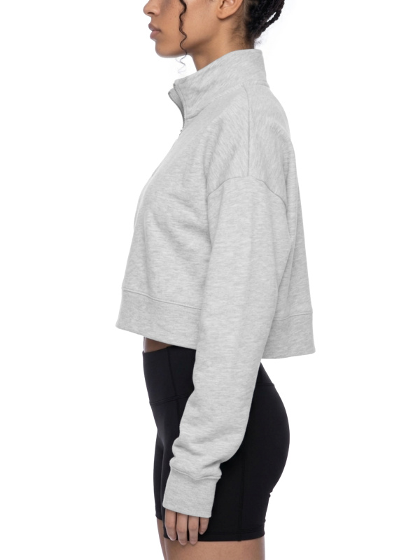 Women's Crop Quarter-Zip Sweatshirt