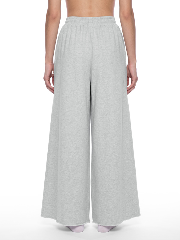 Women's Raw Edge Wide Leg Sweatpants