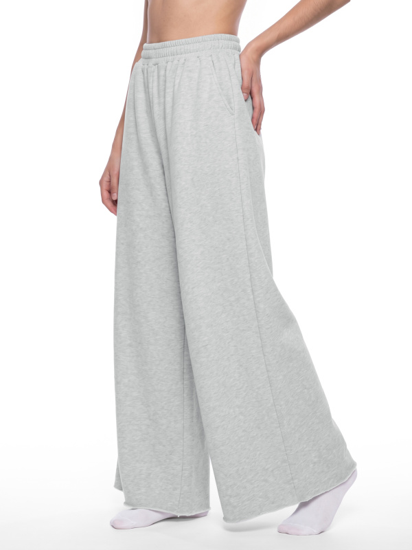 Women's Raw Edge Wide Leg Sweatpants