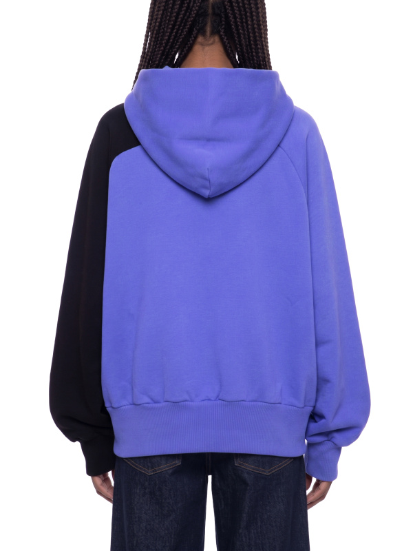 Unisex Color-Block Fleece Hoodie