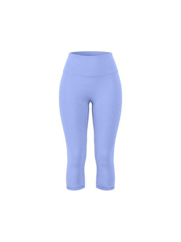 Women's High Waisted Yoga Capri Leggings