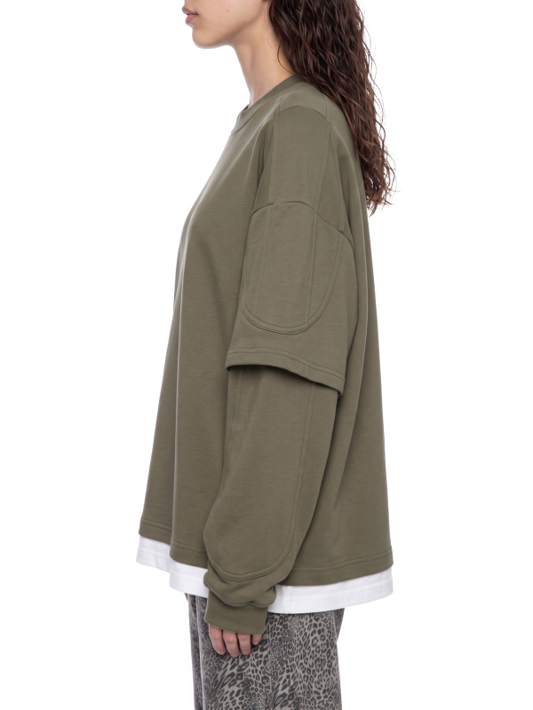 Unisex Paneled Layer Color Block T-Shirt