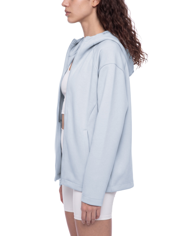 Unisex Paneled Full Zip Hoodie