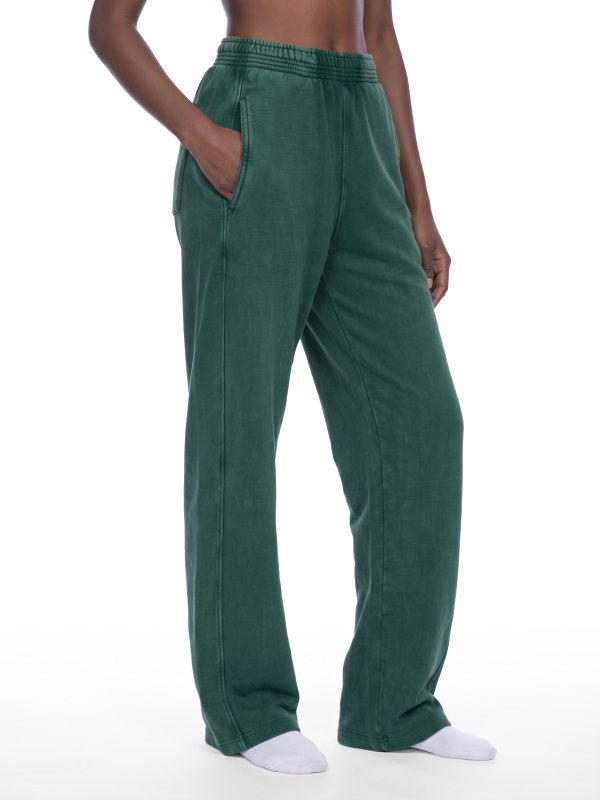Unisex Mineral Wash Straight Sweatpants