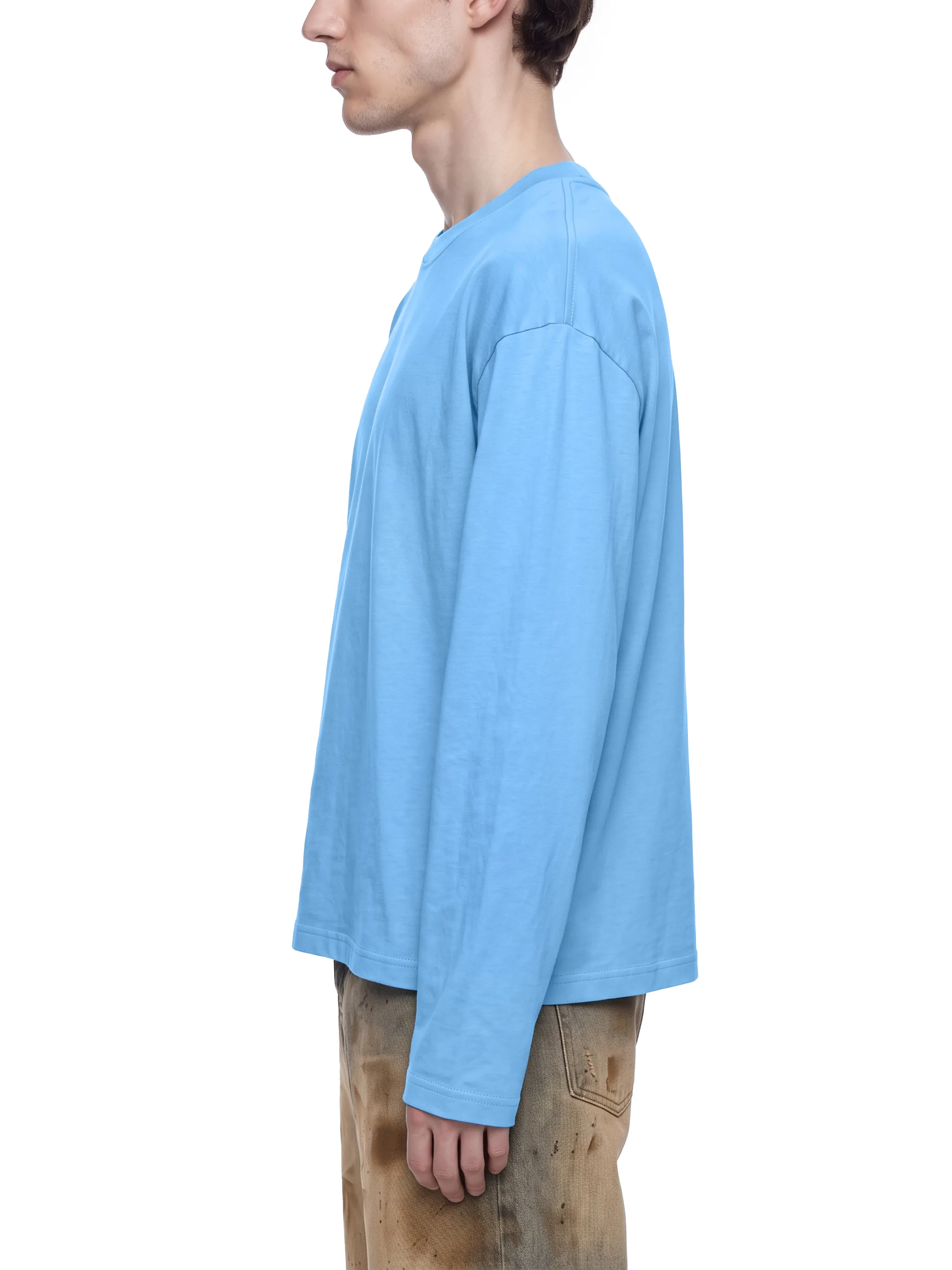 Unisex Vintage Wash Long Sleeve Boxy T-Shirt