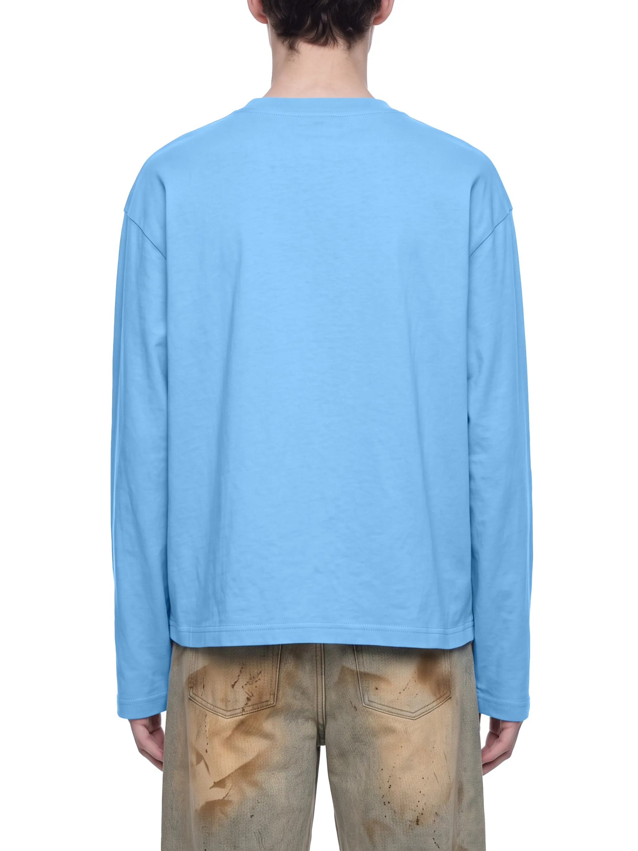 Unisex Vintage Wash Long Sleeve Boxy T-Shirt