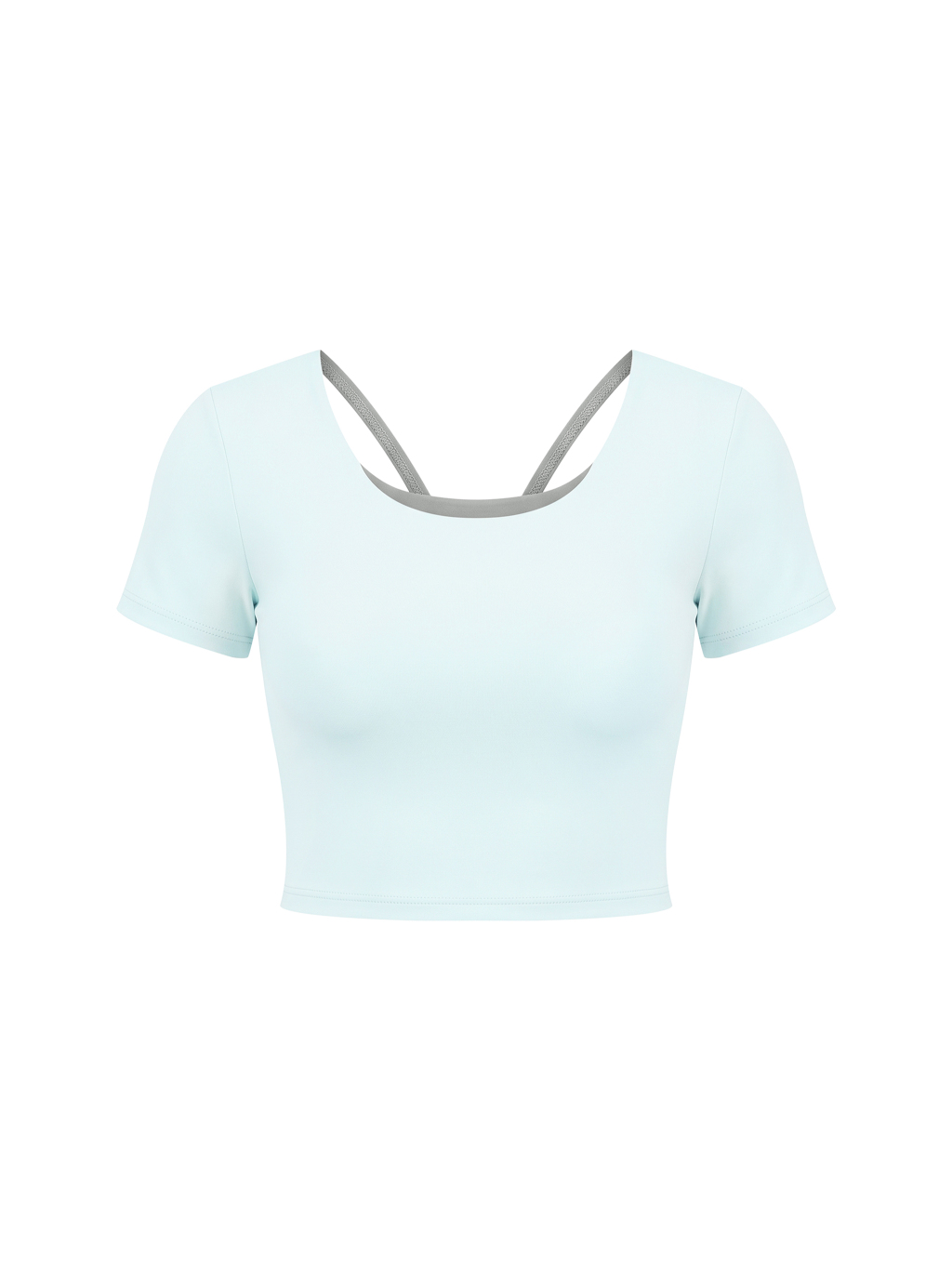 Women's Color Block Yoga T-Shirt - Main Image