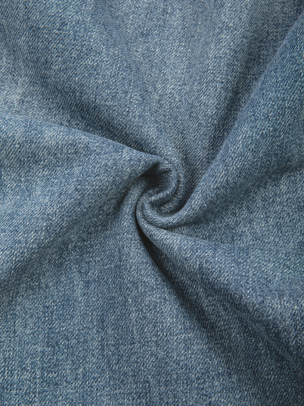 Unisex Vintage Wash Barrel Leg Denim Jeans