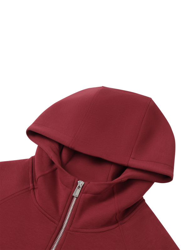 Unisex Raglan Full Zip Hoodie
