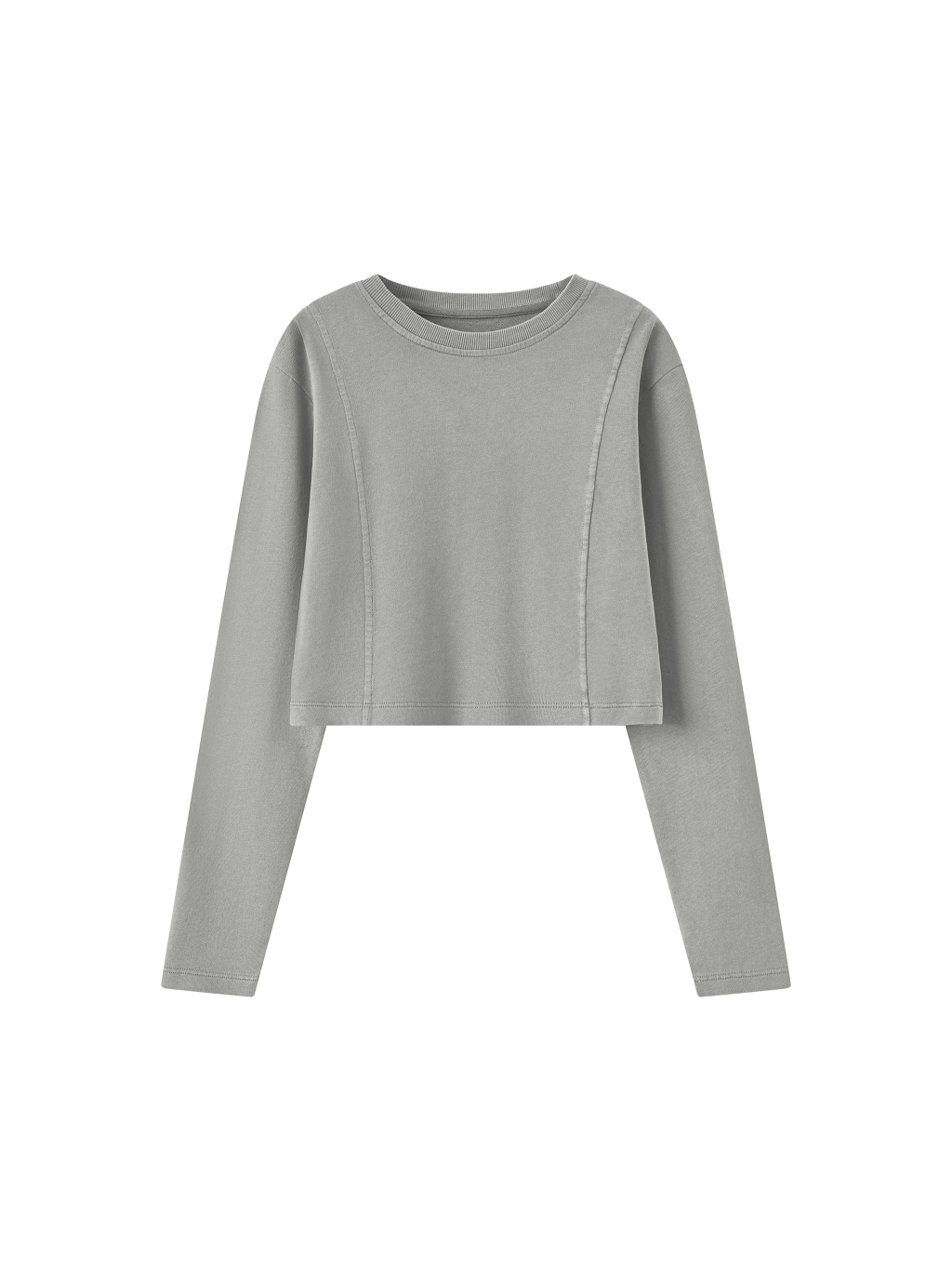 Women's Mineral Wash Crop Sweatshirt - Main Image