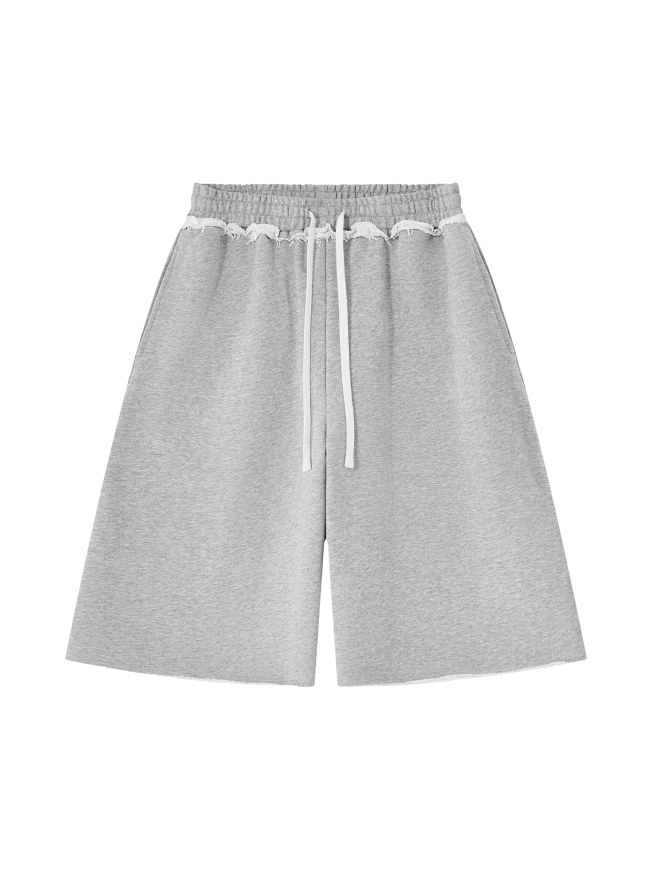 Unisex Heavyweight Raw Edge Shorts
