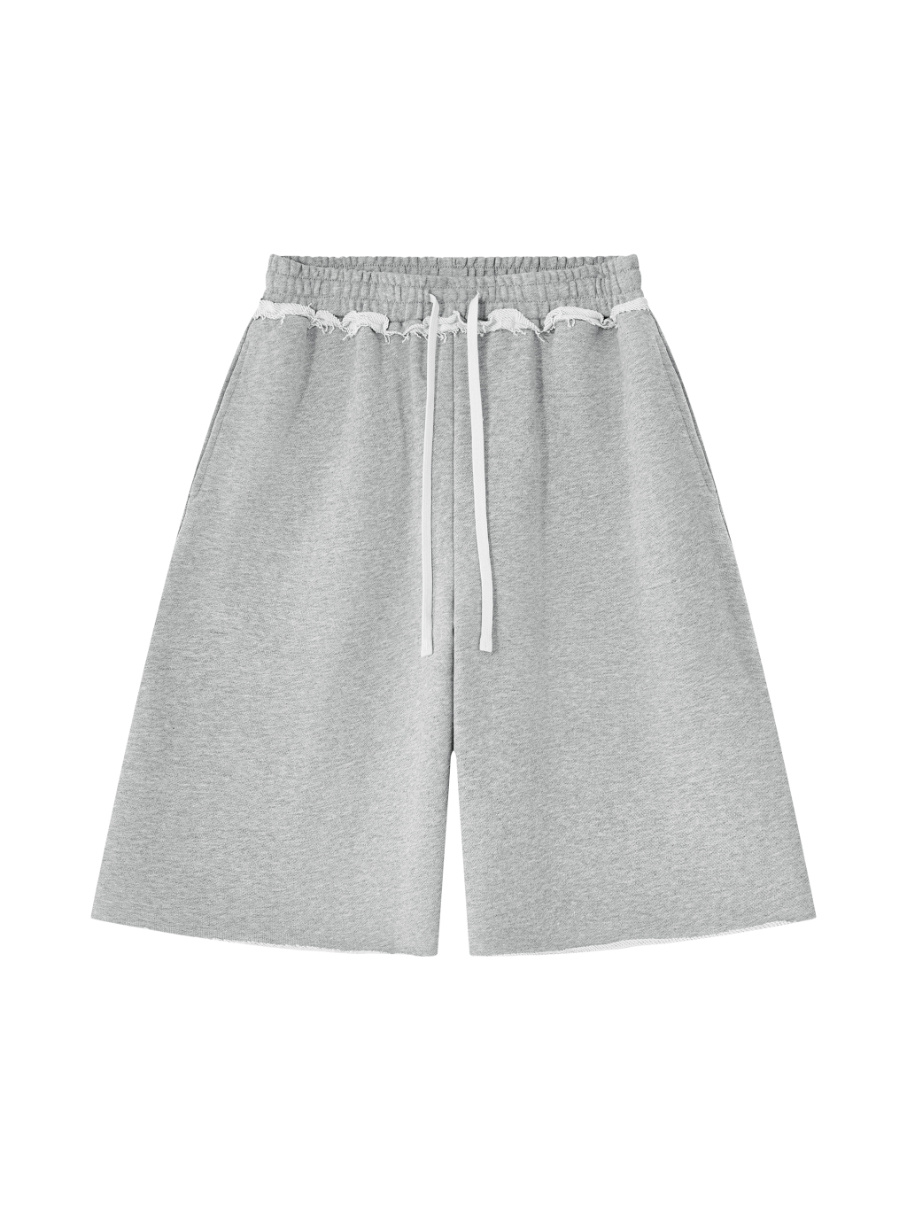 Unisex Heavyweight Raw Edge Shorts - Main Image