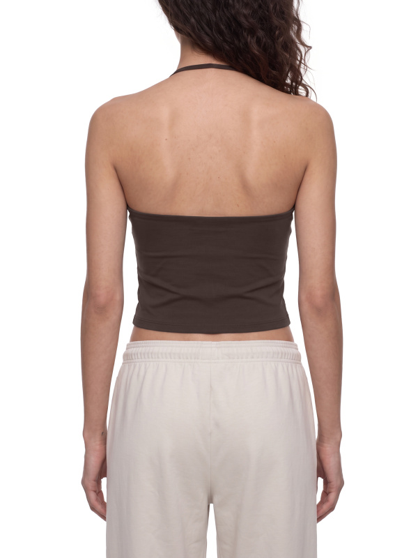 Women's Ruched Halter Yoga Tank Top