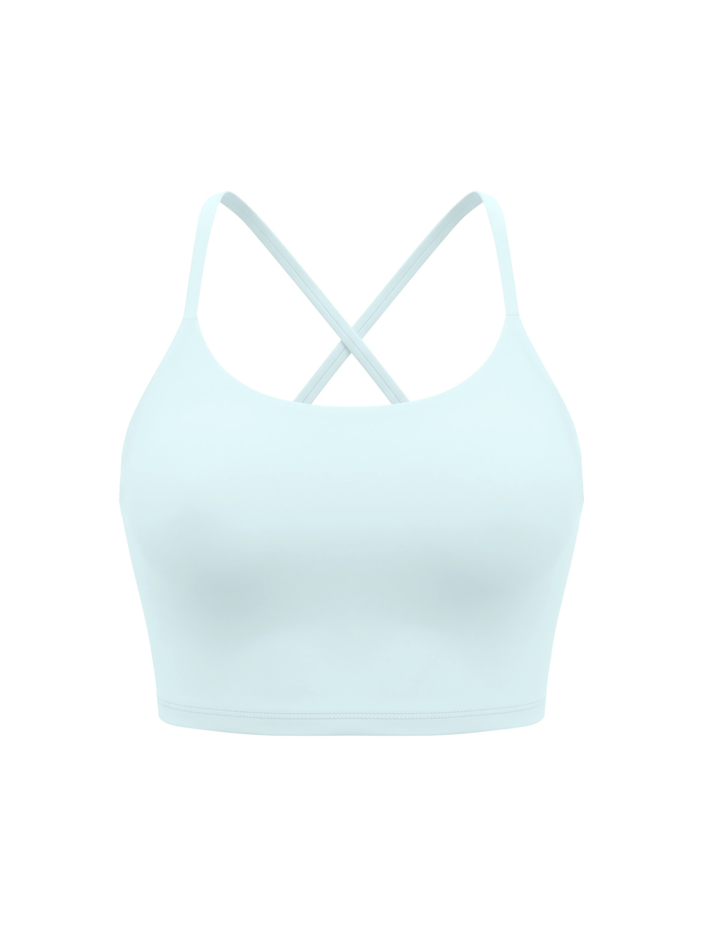 Women's Ruched Cropped Yoga Tank Top - Main Image